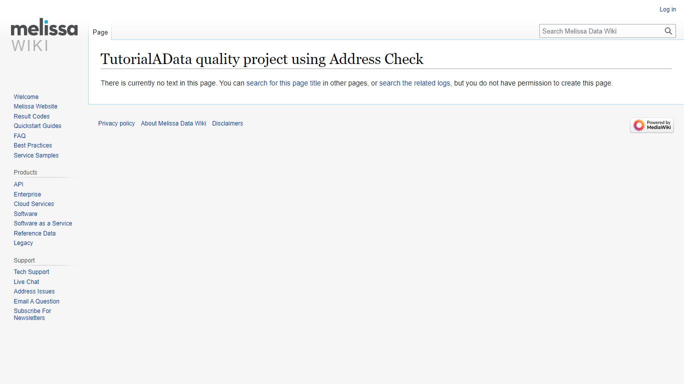 Tutorial:Data quality project using Address Check - Melissa